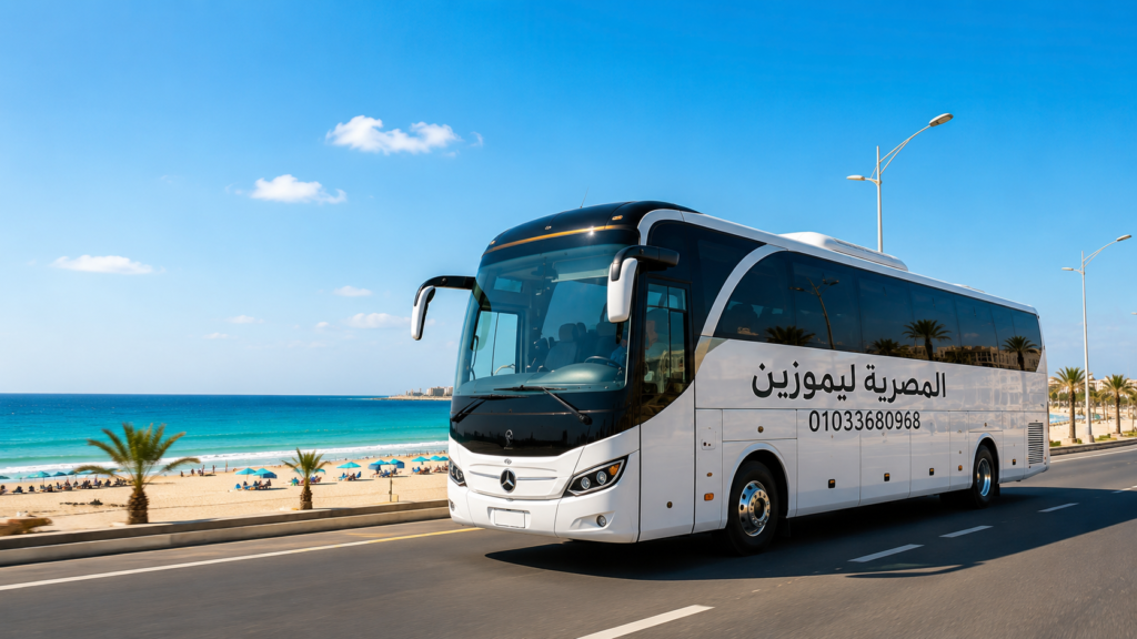 ايجار باص لرحلات الساحل الشمالي